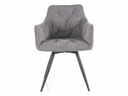 Стул SIGNAL MANGO Vardo 11 серый/черный..