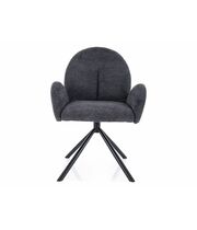 Стул SIGNAL PLANET Raven 18 темно-серый/черный