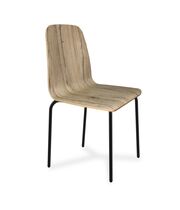 Стул Sheffilton SHT-ST10-1/S86 HD дуб кера/черный муар