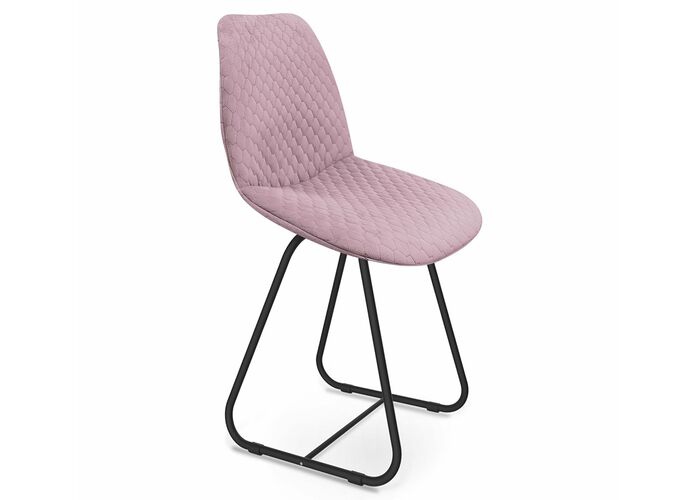 Стул Sheffilton SHT-ST29-C22/S38 артикул СТ-554 розовый зефир/черный муар