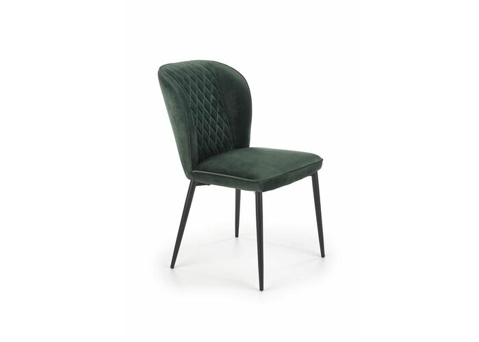 Стул HALMAR K399 темно-зеленый/черный