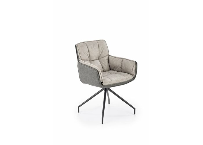Стул HALMAR K523 серый/черный