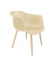 Стул Sheffilton SHT-ST31/S95-WH бежевый/прозрачный лак/черный муар