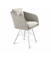 Стул Sheffilton SHT-ST43-2/S100 морозное утро/хром лак