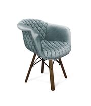 Стул Sheffilton SHT-ST31-C4/S70 аквамарин/темный орех/черный