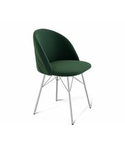 Стул Sheffilton SHT-ST35-2/S64 артикул СТ-613 лиственно-зеленый/хром лак