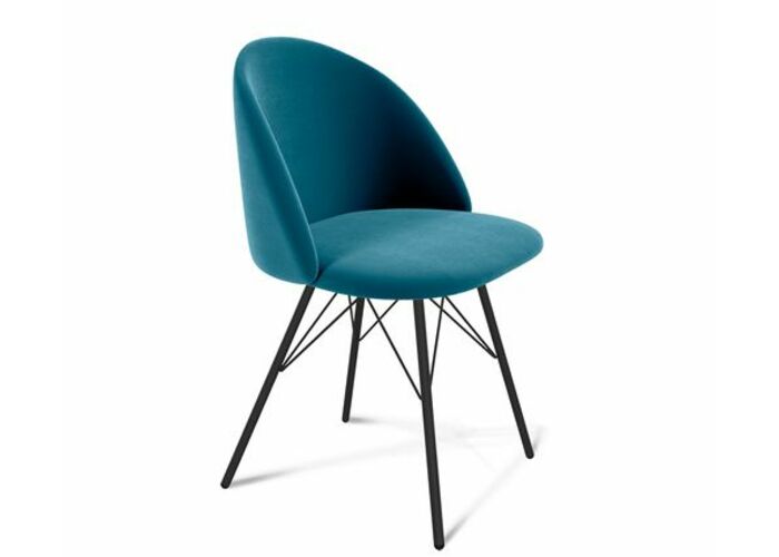 Стул Sheffilton SHT-ST35/S37 артикул CT-282 тихий океан/черный муар