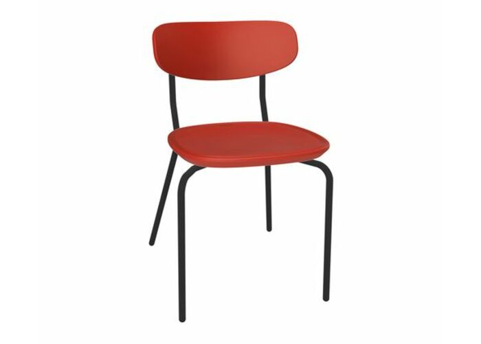 Стул Sheffilton SHT-S85М-2 красный/черный муар