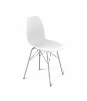 Стул Sheffilton SHT-ST29/S64 артикул СТ-262 белый/хром лак
