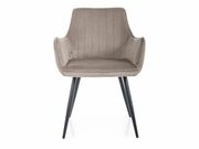 Стул SIGNAL APPLE Velvet Bluvel 40 темно-беже..