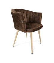 Стул Sheffilton SHT-ST42-1/S95-WH-1 кофейный ликер/прозрачный лак/черный муар