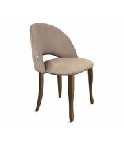 Стул Sheffilton SHT-ST34-1/S122 латте/тёмный орех/чёрный муар