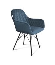 Стул Sheffilton SHT-ST38/S37 тихий океан/черный муар