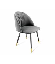 Стул Sheffilton SHT-ST35-1/S95-1 артикул СТ-417 угольно-серый/черный муар/золото