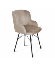 Стул Sheffilton SHT-ST39/S64 латте/черный муар