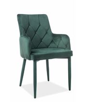 Стул SIGNAL RICARDO Velvet Bluvel 78 зеленый/зеленый