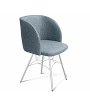 Стул Sheffilton SHT-ST33/S107 синий лед/хром лак