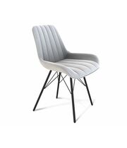 Стул Sheffilton SHT-ST37/S37 арт. СТ-292 серое облако/черный муар