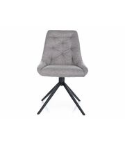 Стул SIGNAL ASTI Brego 07 светло-серый/черный