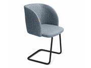 Стул Sheffilton SHT-ST33/S45-1 синий лед/черн..