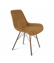 Стул Sheffilton SHT-ST37/S37 арт. СТ-292 горчичный/медный металлик