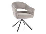 Стул SIGNAL BORGO Raven 07 серый/черный, пово..