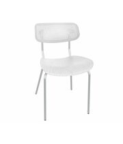 Стул Sheffilton SHT-S85М артикул СТ-208 белый/хром лак
