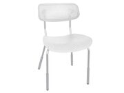 Стул Sheffilton SHT-S85PB-1 белый/белый/хром ..