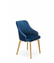 Стул HALMAR TOLEDO 2 Monolith 77 синий/дуб медовый