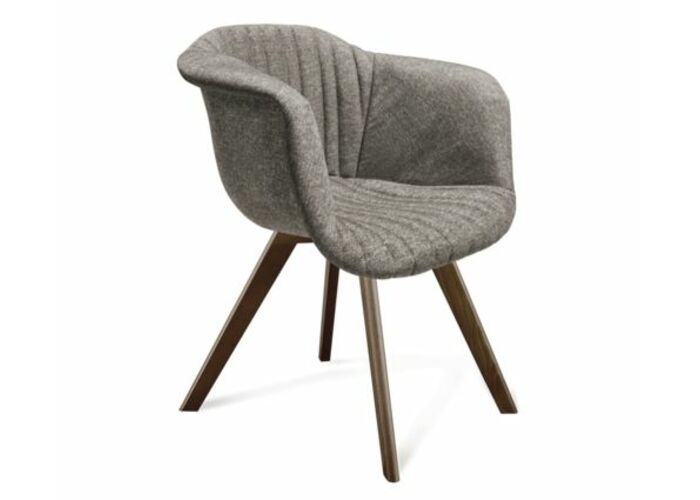 Стул Sheffilton SHT-ST31-C1/S39 артикул СТ-232 пепельный/темный орех