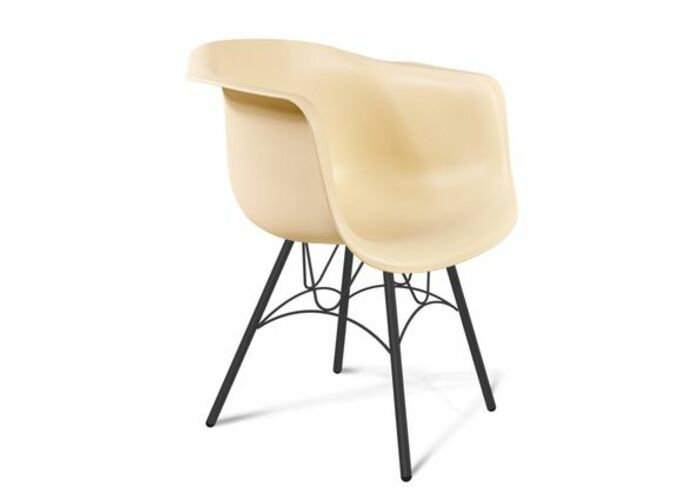 Стул Sheffilton SHT-ST31/S100 артикул СТ-264 бежевый/черный муар