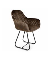 Стул Sheffilton SHT-ST38/S38 кофейный трюфель/черный муар