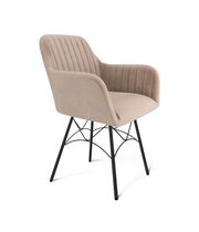 Стул Sheffilton SHT-ST38-1/S107 латте/черный муар