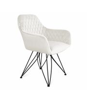 Стул Sheffilton SHT-ST38/S113 зефирный/черный муар