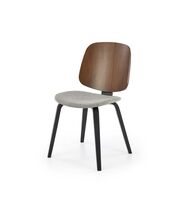 Стул HALMAR K563 серый/черный/орех