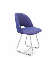 Стул Sheffilton SHT-ST34/S38 артикул СТ-272 синий мираж/хром лак