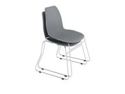 Стул Sheffilton SHT-ST29/S145-2 серый/хром ла..