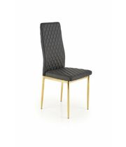 Стул HALMAR K501 черный/золотой