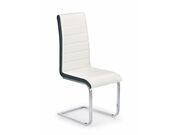 Стул HALMAR K132 белый/черный/хром..