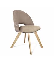 Стул Sheffilton SHT-ST34-1/S39 артикул СТ-578 латте/прозрачный лак