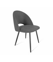 Стул Sheffilton SHT-ST34/S129 артикул СТ-596 платиново-серый/черный муар