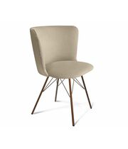 Стул Sheffilton SHT-ST36/S37 артикул СТ-538 ванильный крем/медный металлик