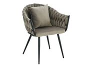 Стул SIGNAL NUVO Velvet Bluvel 40 темно-бежев..