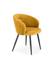 Стул HALMAR K430 горчичный/черный