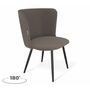 Стул Sheffilton SHT-ST36/S1470-VP кофе мокко/черный муар, поворотный