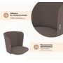 Стул Sheffilton SHT-ST36/S1470-VP кофе мокко/черный муар, поворотный