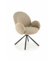 Стул HALMAR K498 капучино/черный