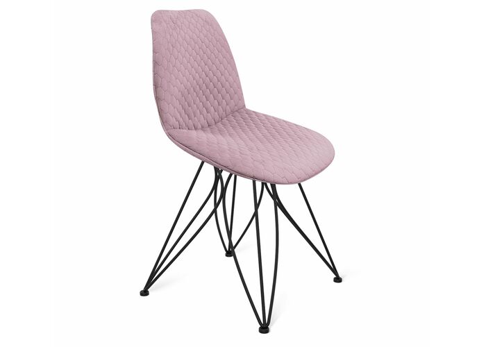 Стул Sheffilton SHT-ST29-C22/S113 розовый зефир/черный муар