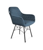 Стул Sheffilton SHT-ST38/S107 тихий океан/черный муар