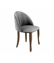 Стул Sheffilton SHT-ST35-1/S122 угольно-серый/темный орех/черный муар